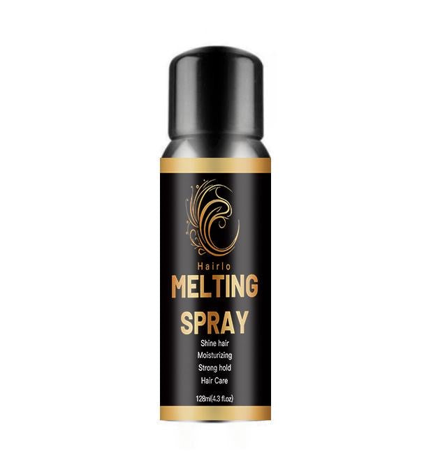 Hairlo Melting Spray - Strong Hold, Shine & Moisture for Perfectly Styled Hair (128ml / 4.3 fl. oz)