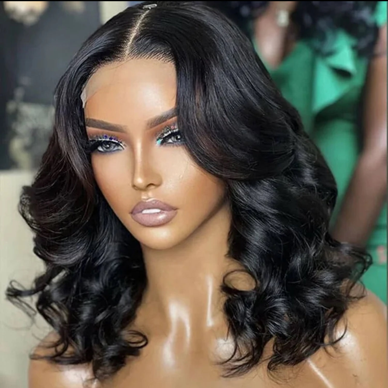 Hairlo Natural Color Body Wave 13*4,5*5,5*4*4,2*6 Glueless, pre-cut, pre-plucked and Pre Bleached.HD Wig – 100% Human Hair, Premium Quality and Style