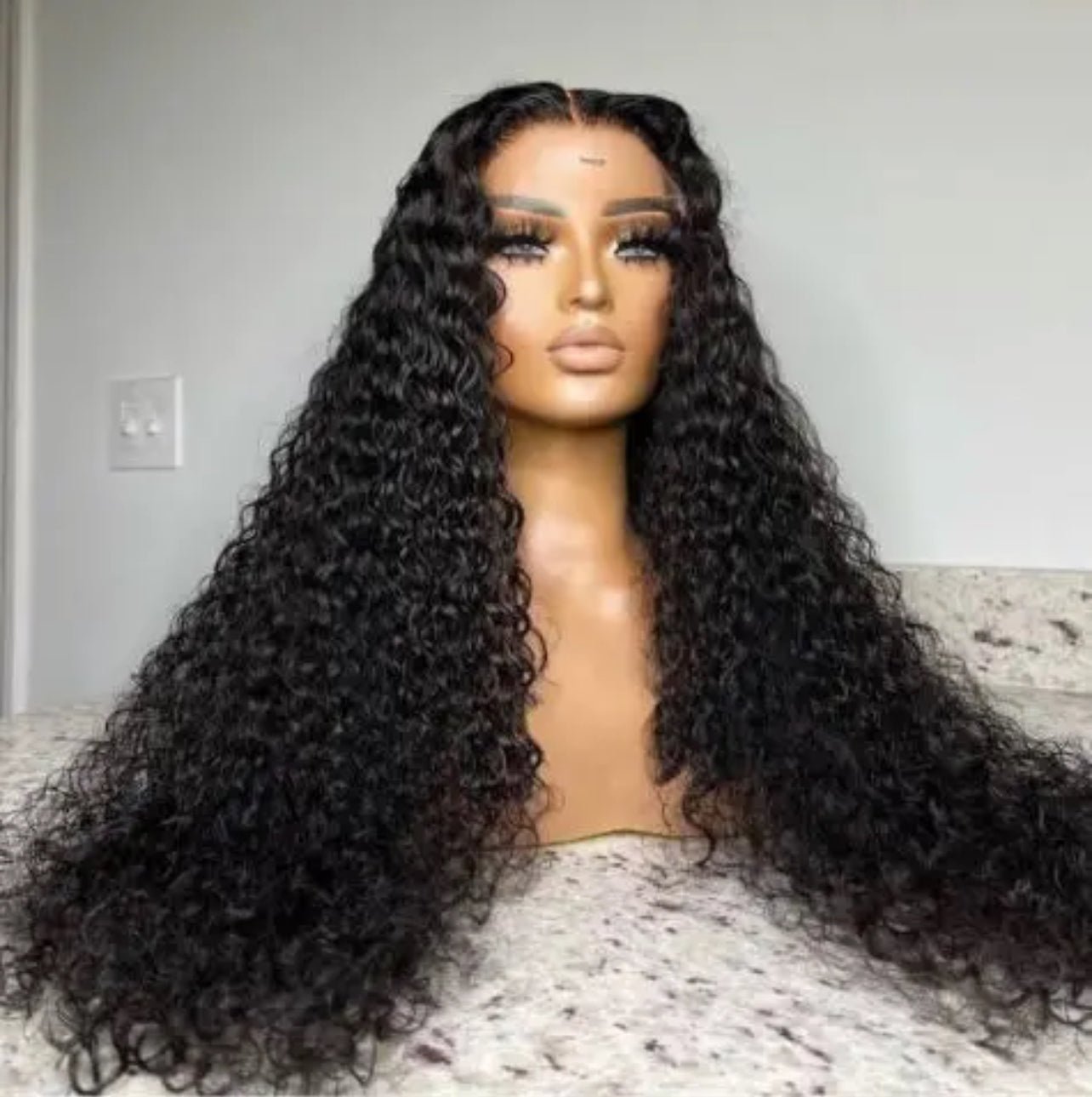Hairlo HD Lace Kinky Curly Wig in Natural Color – 100% Human Hair, Pre - cut, Pre - plucked Premium Quality & Style - Hairlo