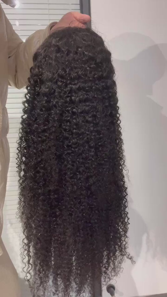 Hairlo HD Lace Water Wave Wig in Natural Color – 100% Human Hair, Pre-cut, Pre-plucked Premium Quality & Style