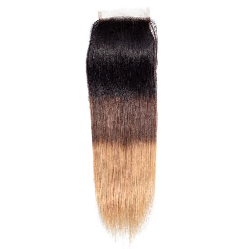 1B - 4 - 27 Straight Human Hair : HD Lace & Transparent Front – 13×4, 13×6, 5×5, 4×4 Closure - Hairlo