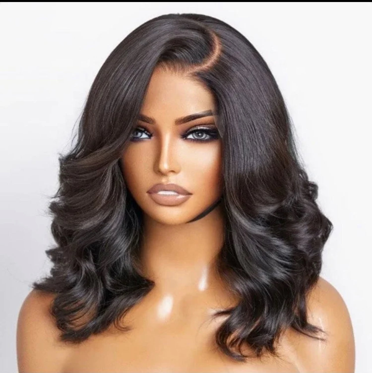 Hairlo Natural Color Body Wave 13*4,5*5,5*4*4,2*6 Glueless, pre-cut, pre-plucked and Pre Bleached.HD Wig – 100% Human Hair, Premium Quality and Style
