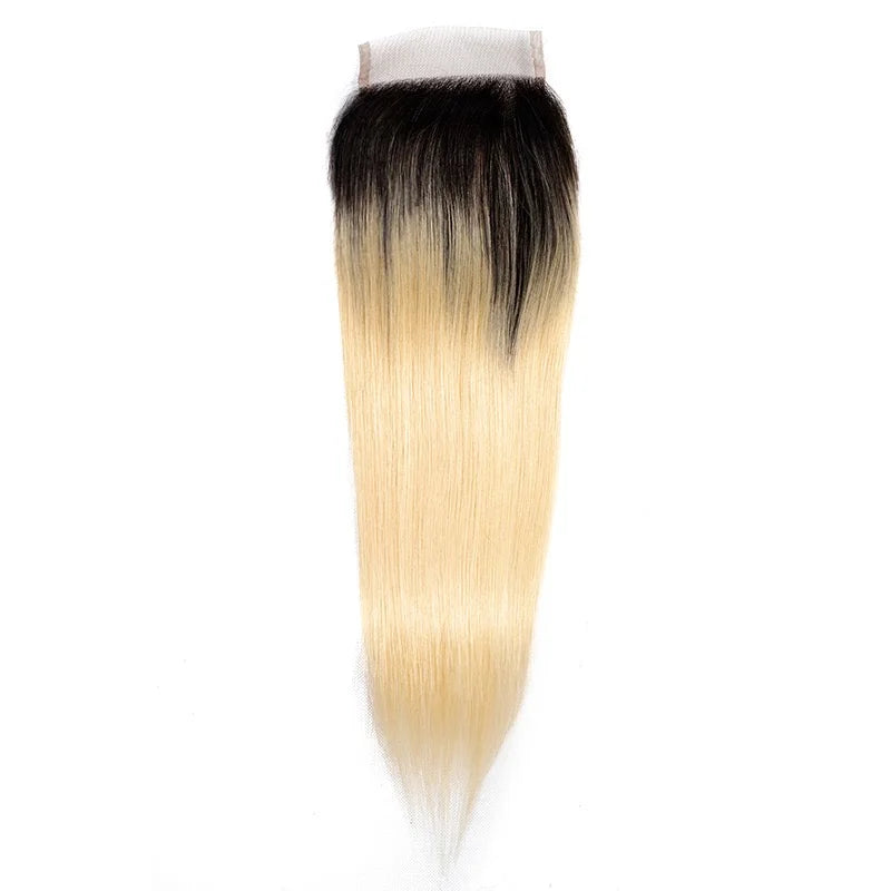 1B-613 Straight Human Hair Wigs: HD Lace & Transparent Front – 13×4, 13×6, 5×5, 4×4 Closure