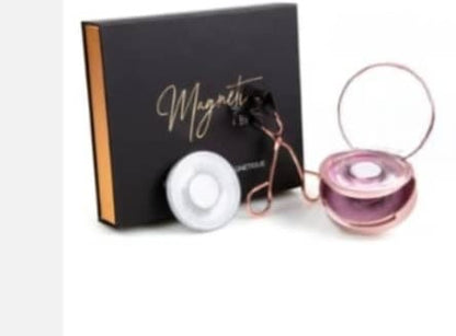 Hairlo Luxury Magnetic Lash Kit – 3 Reusable Pairs with Mirror Case