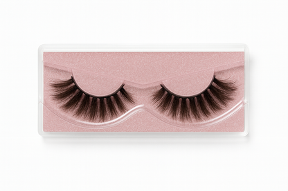 Hairlo Chocolate Breeze 3D Mink Lashes 18mm (Natural Brown Color)