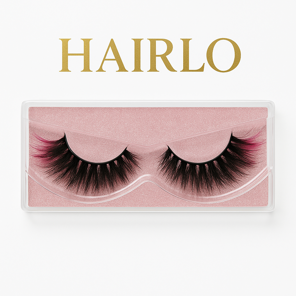 Hairlo Aphrodite 3D Mink Lashes 25mm (Red Ombre Blend)