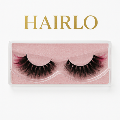 Hairlo Aphrodite 3D Mink Lashes 25mm (Red Ombre Blend)