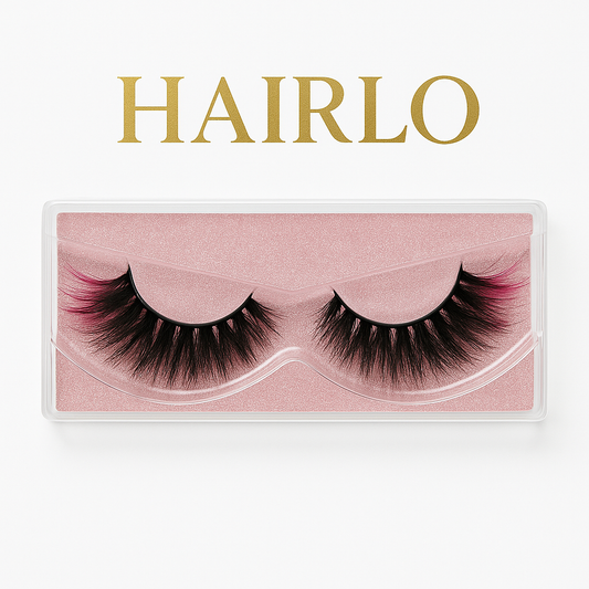 Hairlo Aphrodite 3D Mink Lashes 25mm (Red Ombre Blend)