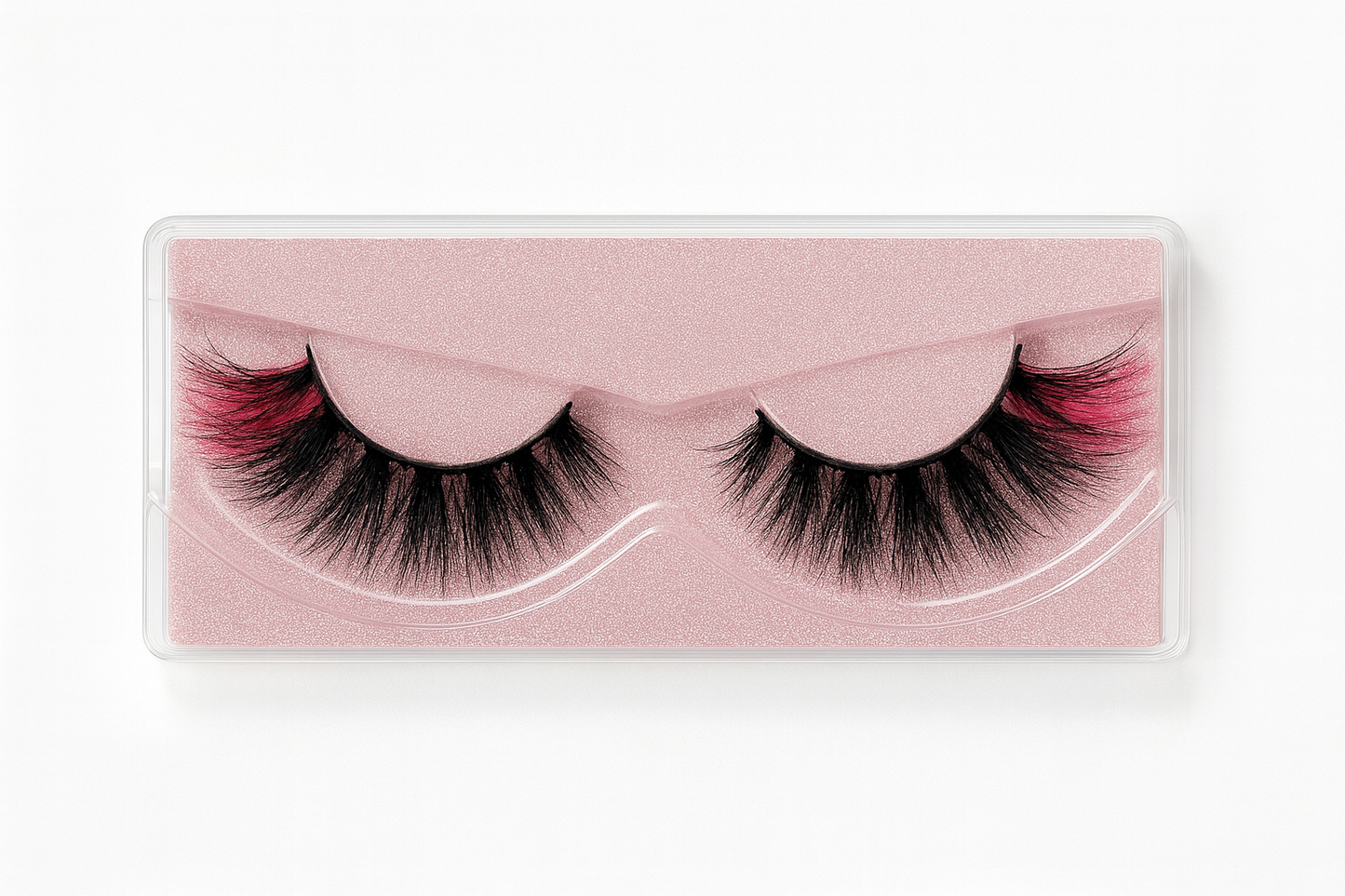 Hairlo Aphrodite 3D Mink Lashes 25mm (Red Ombre Blend)