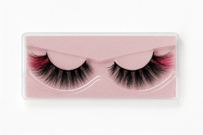 Hairlo Aphrodite 3D Mink Lashes 25mm (Red Ombre Blend)
