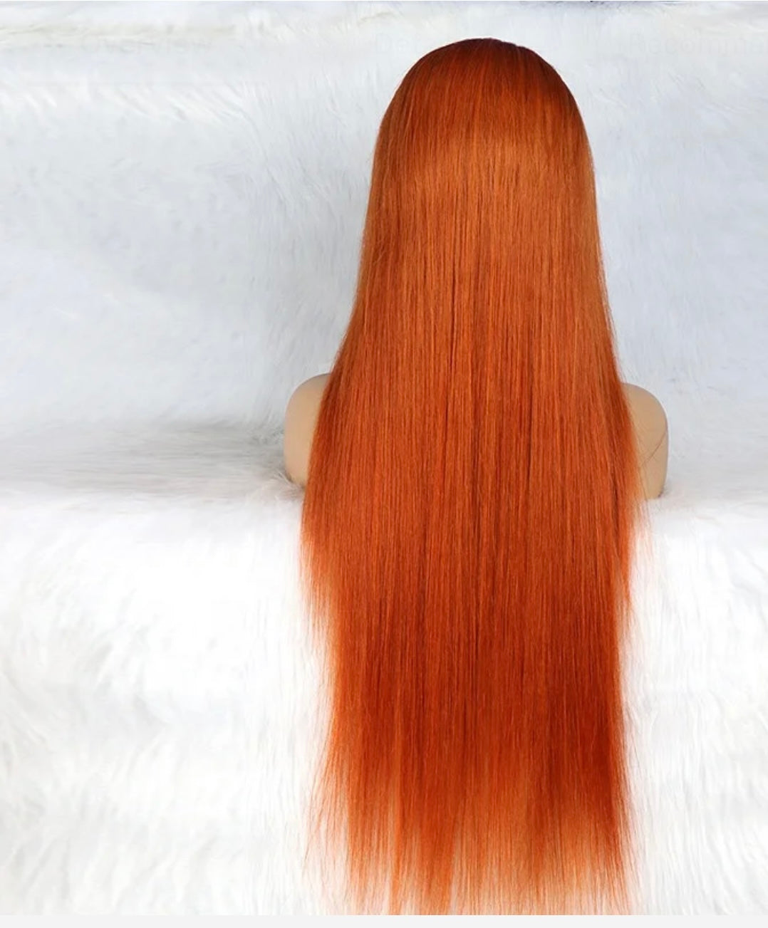 Hairlo Ginger Orange #350 100% Human Hair 13×4 Lace Front Wig – Premium Quality & Style