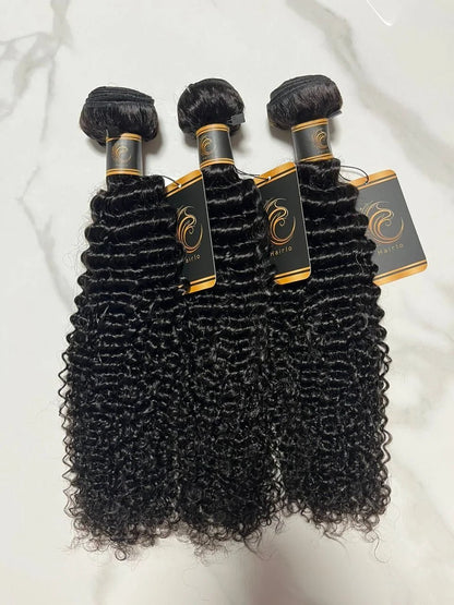 Hairlo 11A Cuticle Aligned Kinky Curly Virgin 100% Human Hair – 3 Bundles - Hairlo