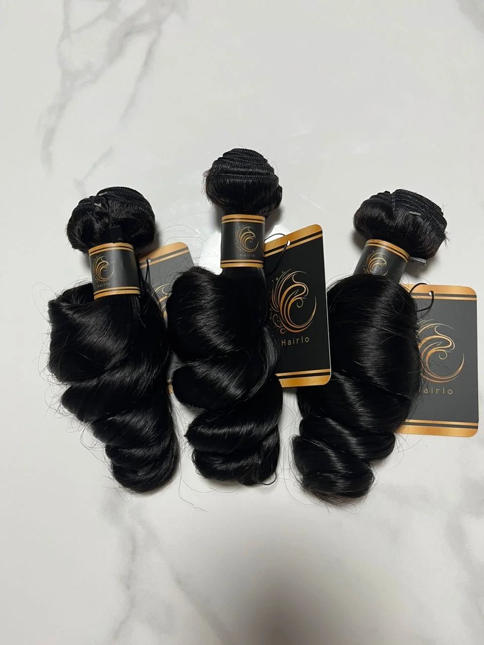 Hairlo 11A Cuticle Aligned Loose Wave Virgin 100% Human Hair – 3 Bundles - Hairlo