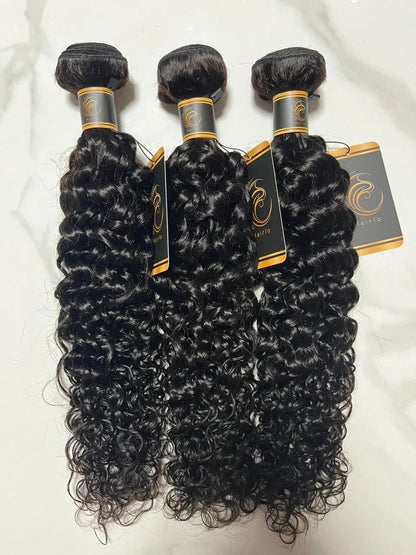 Hairlo 11A Cuticle Aligned Water Wave Virgin 100% Human Hair – 3 Bundles - Hairlo