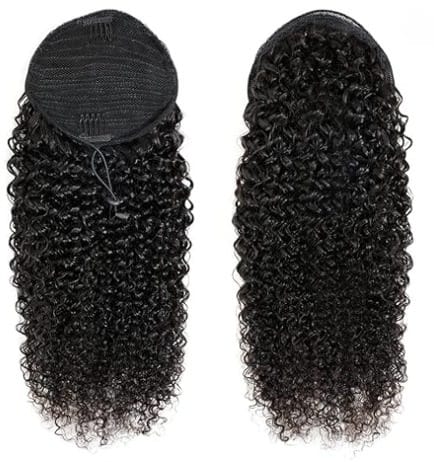 Hairlo 11A Jerry Curly Wrap - Around Ponytail Extension with Clip - in - Hairlo