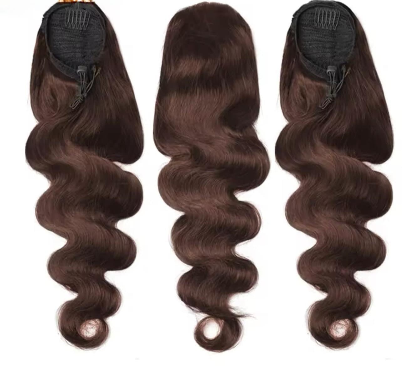 Hairlo Color 30 Body Waves Wrap - Around Ponytail Extension with Clip - in - Hairlo