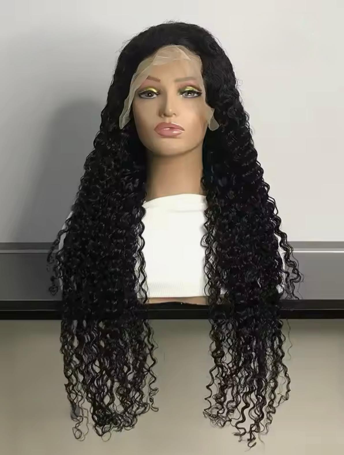 Hairlo HD Lace Deep Wave Wig in Natural Color – 100% Human Hair, Pre - cut, Pre - plucked Premium Quality & Style - Hairlo