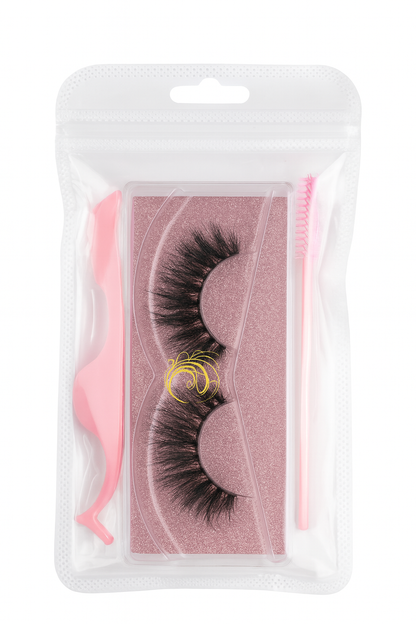Hairlo Glam Muse 3D Mink Lashes (18 mm)