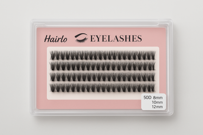 Hairlo Petit Volume DIY Cluster Lashes-D Curl Mix 50D